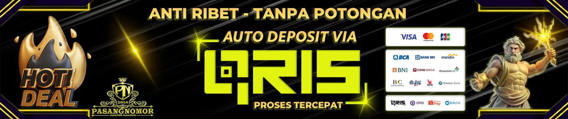 PROMO DEPOSIT VIA QRIS